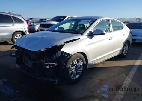 2019 Hyundai Elantra Sel from USA, damaged, VIN 5NPD84LF9KH446865